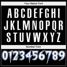 Загрузить изображение в средство просмотра галереи, Custom Stitched Black White-Royal Sports Pullover Sweatshirt Hoodie