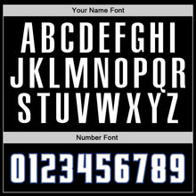 Charger l'image dans la galerie, Custom Stitched Black White-Gray Sports Pullover Sweatshirt Hoodie