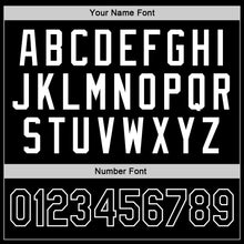 Load image into Gallery viewer, Custom Stitched Black Black-White Sports Pullover Sweatshirt Hoodie