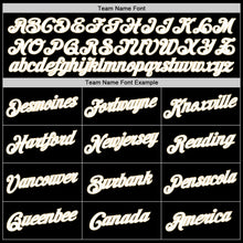 Charger l'image dans la galerie, Custom Stitched Black White-Cream Sports Pullover Sweatshirt Hoodie