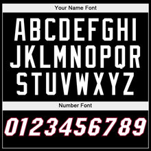 Charger l'image dans la galerie, Custom Stitched Black White-Maroon Sports Pullover Sweatshirt Hoodie