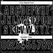 Load image into Gallery viewer, Custom Black Black-White 3D Pattern Design Astronaut Authentic Baseball Jersey