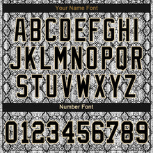 Загрузить изображение в средство просмотра галереи, Custom Black Snakeskin Black-Old Gold 3D Pattern Design Authentic Baseball Jersey