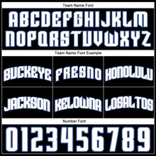 Laden Sie das Bild in den Galerie-Viewer, Custom Black Royal Pinstripe White-Gray Authentic Basketball Shorts