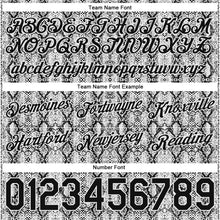 Load image into Gallery viewer, Custom Black Black-White 3D Pattern Design Snakeskin Authentic Basketball Shorts