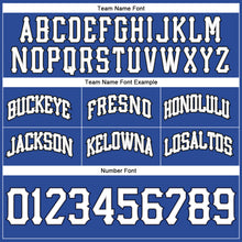 Загрузить изображение в средство просмотра галереи, Custom Blue White-Black Authentic Throwback Basketball Shorts