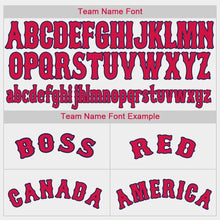 Загрузить изображение в средство просмотра галереи, Custom White Red-Navy Baseball Jersey