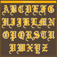 Load image into Gallery viewer, Custom Brown Gold-White Authentic Baseball Jersey