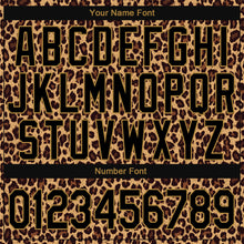 Загрузить изображение в средство просмотра галереи, Custom Stitched Brown Brown-Old Gold 3D Pattern Design Leopard Sports Pullover Sweatshirt Hoodie