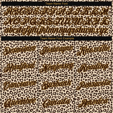 Laden Sie das Bild in den Galerie-Viewer, Custom Stitched Brown Brown-Old Gold 3D Pattern Design Leopard Sports Pullover Sweatshirt Hoodie