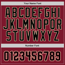 Загрузить изображение в средство просмотра галереи, Custom Stitched Burgundy Black-Cream Sports Pullover Sweatshirt Hoodie