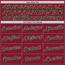 Загрузить изображение в средство просмотра галереи, Custom Stitched Burgundy Black-Cream Sports Pullover Sweatshirt Hoodie