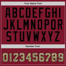 Загрузить изображение в средство просмотра галереи, Custom Stitched Burgundy Camo-Black Sports Pullover Sweatshirt Hoodie