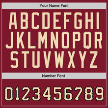 Загрузить изображение в средство просмотра галереи, Custom Stitched Burgundy Cream-Black Sports Pullover Sweatshirt Hoodie