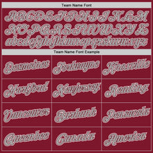 Загрузить изображение в средство просмотра галереи, Custom Stitched Burgundy Gray-White Sports Pullover Sweatshirt Hoodie