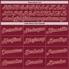 Загрузить изображение в средство просмотра галереи, Custom Stitched Burgundy Burgundy-Cream Sports Pullover Sweatshirt Hoodie