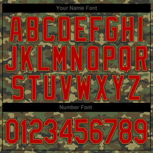 Charger l'image dans la galerie, Custom Camo Red-Old Gold Authentic Salute To Service Baseball Jersey