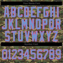 Загрузить изображение в средство просмотра галереи, Custom Camo Light Blue-Pink Authentic Salute To Service Baseball Jersey