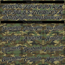 Загрузить изображение в средство просмотра галереи, Custom Camo Black-Gray Authentic Salute To Service Baseball Jersey