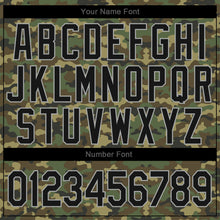 Загрузить изображение в средство просмотра галереи, Custom Camo Black-Gray Authentic Salute To Service Baseball Jersey