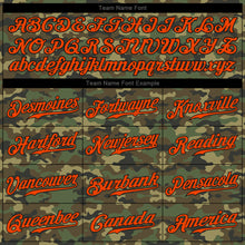Загрузить изображение в средство просмотра галереи, Custom Camo Orange-Black Authentic Salute To Service Baseball Jersey