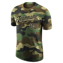 Загрузить изображение в средство просмотра галереи, Custom Camo Black-Cream Performance Salute To Service T-Shirt