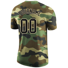 Загрузить изображение в средство просмотра галереи, Custom Camo Black-Cream Performance Salute To Service T-Shirt