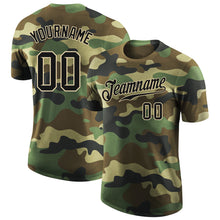 Загрузить изображение в средство просмотра галереи, Custom Camo Black-Cream Performance Salute To Service T-Shirt
