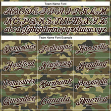 Загрузить изображение в средство просмотра галереи, Custom Camo Brown-White Authentic Salute To Service Baseball Jersey