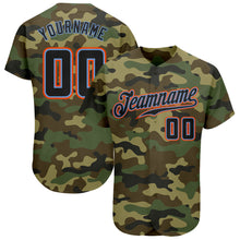 Загрузить изображение в средство просмотра галереи, Custom Camo Black-Powder Blue Authentic Salute To Service Baseball Jersey