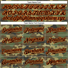 Загрузить изображение в средство просмотра галереи, Custom Camo Black-Orange Authentic Salute To Service Baseball Jersey