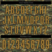 Charger l'image dans la galerie, Custom Stitched Camo Old Gold-Black Sports Pullover Sweatshirt Salute To Service Hoodie