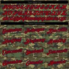 Загрузить изображение в средство просмотра галереи, Custom Stitched Camo Red-Navy Sports Pullover Sweatshirt Salute To Service Hoodie
