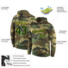 Charger l'image dans la galerie, Custom Stitched Camo Green-Gold Sports Pullover Sweatshirt Salute To Service Hoodie