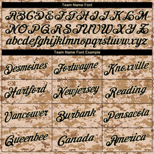 Charger l'image dans la galerie, Custom Stitched Camo Black-Cream Sports Pullover Sweatshirt Salute To Service Hoodie