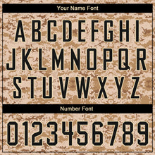 Charger l'image dans la galerie, Custom Stitched Camo Black-Cream Sports Pullover Sweatshirt Salute To Service Hoodie