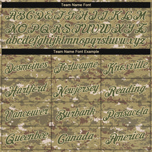 Charger l'image dans la galerie, Custom Stitched Camo Olive-Cream Sports Pullover Sweatshirt Salute To Service Hoodie