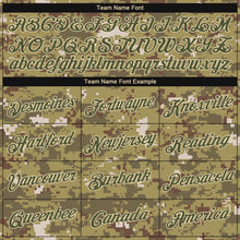 Загрузить изображение в средство просмотра галереи, Custom Camo Olive-Cream Performance Salute To Service T-Shirt