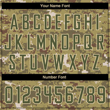 Загрузить изображение в средство просмотра галереи, Custom Camo Olive-Cream Performance Salute To Service T-Shirt