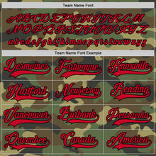Laden Sie das Bild in den Galerie-Viewer, Custom Camo Red-Black Salute To Service Hockey Jersey