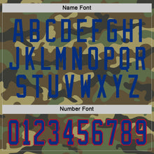 Laden Sie das Bild in den Galerie-Viewer, Custom Camo Royal-Red Salute To Service Hockey Jersey