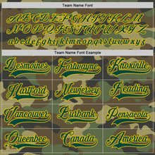 Laden Sie das Bild in den Galerie-Viewer, Custom Camo Green-Gold Salute To Service Hockey Jersey