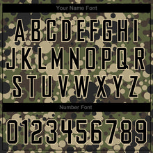 Laden Sie das Bild in den Galerie-Viewer, Custom Stitched Camo Black-Cream Sports Pullover Sweatshirt Salute To Service Hoodie