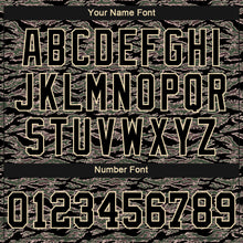 Загрузить изображение в средство просмотра галереи, Custom Camo Black-Cream Authentic Salute To Service Baseball Jersey