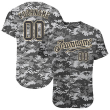 Charger l'image dans la galerie, Custom Camo Steel Gray-Cream Authentic Salute To Service Baseball Jersey