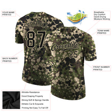 Загрузить изображение в средство просмотра галереи, Custom Camo Black-Cream Performance Salute To Service T-Shirt