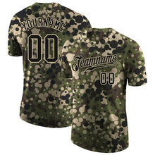 Загрузить изображение в средство просмотра галереи, Custom Camo Black-Cream Performance Salute To Service T-Shirt