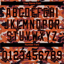 Загрузить изображение в средство просмотра галереи, Custom Camo Black-Orange Authentic Salute To Service Baseball Jersey