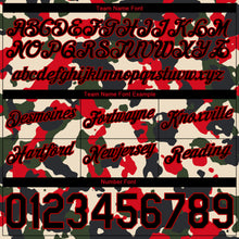 Загрузить изображение в средство просмотра галереи, Custom Camo Black-Red Authentic Salute To Service Basketball Shorts