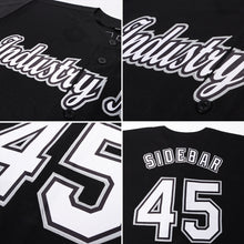 Charger l'image dans la galerie, Custom Black White-Gray Baseball Jersey